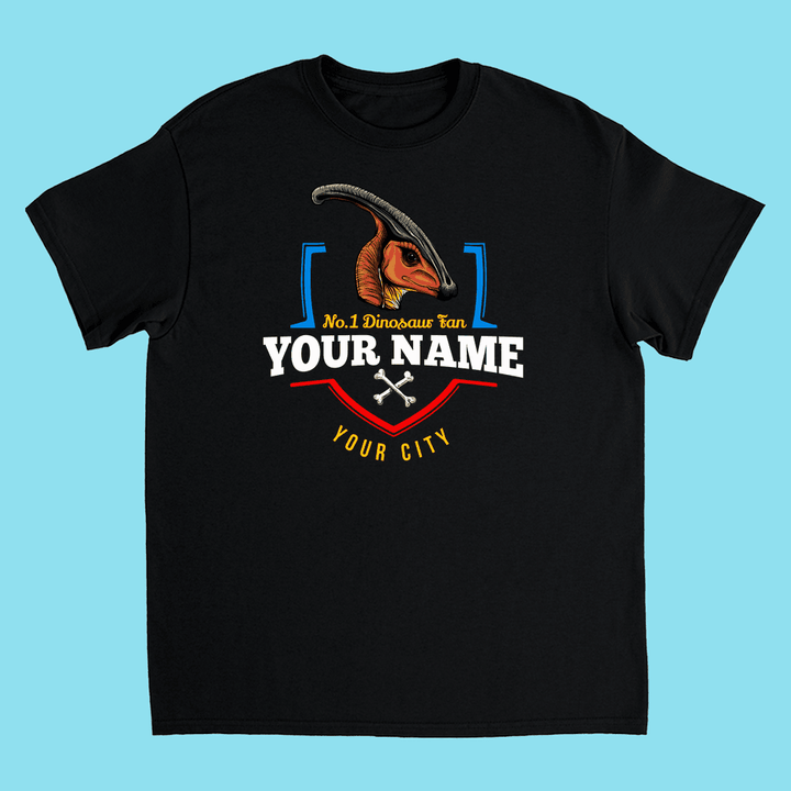 N.1 Hadrosaur Fan Custom Kids T-shirt | Jurassic Studio