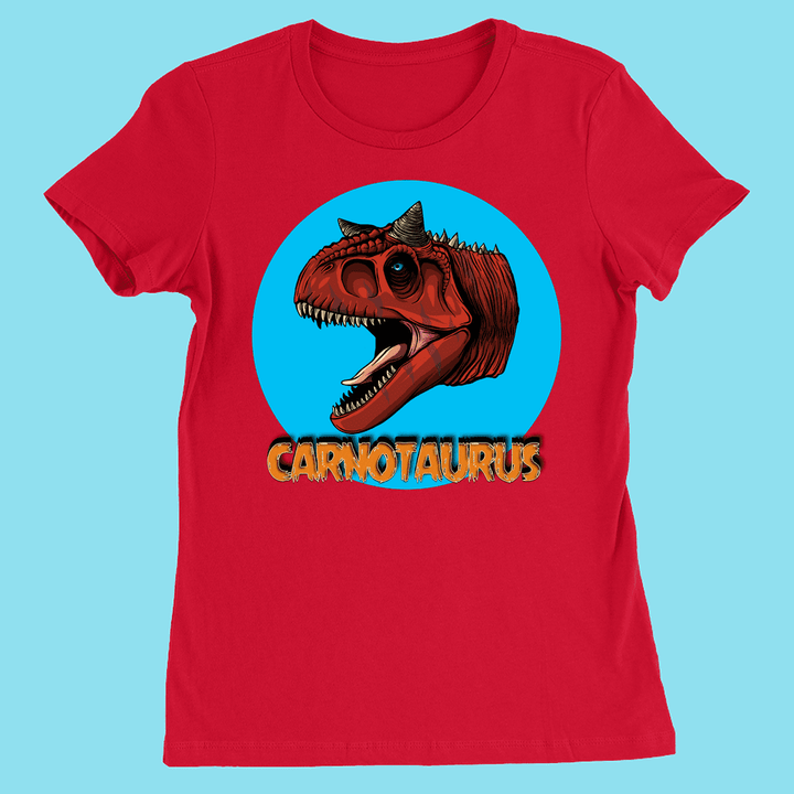 Women Carnotaurus Head T-Shirt | Jurassic Studio