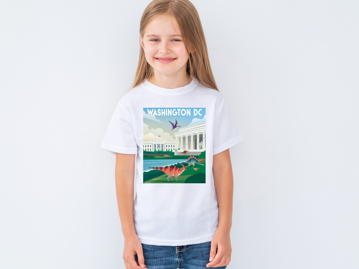 Kids Washington DC T-Shirt | Jurassic Studio