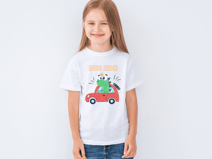 Kids Baby Dino Ride T-Shirt | Jurassic Studio