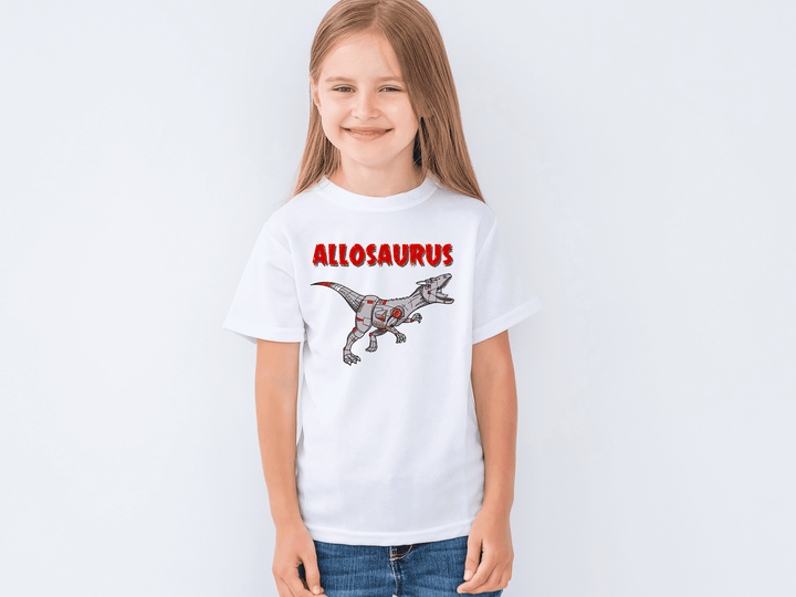 Kids Robot Allosaurus T-Shirt | Jurassic Studio