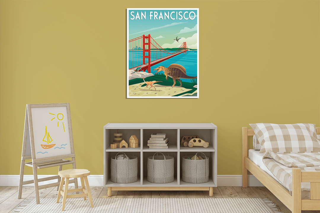 San Francisco Canvas Wrap | Jurassic Studio