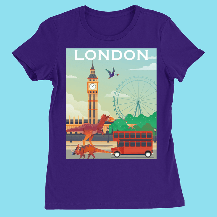 Women London T-Shirt | Jurassic Studio