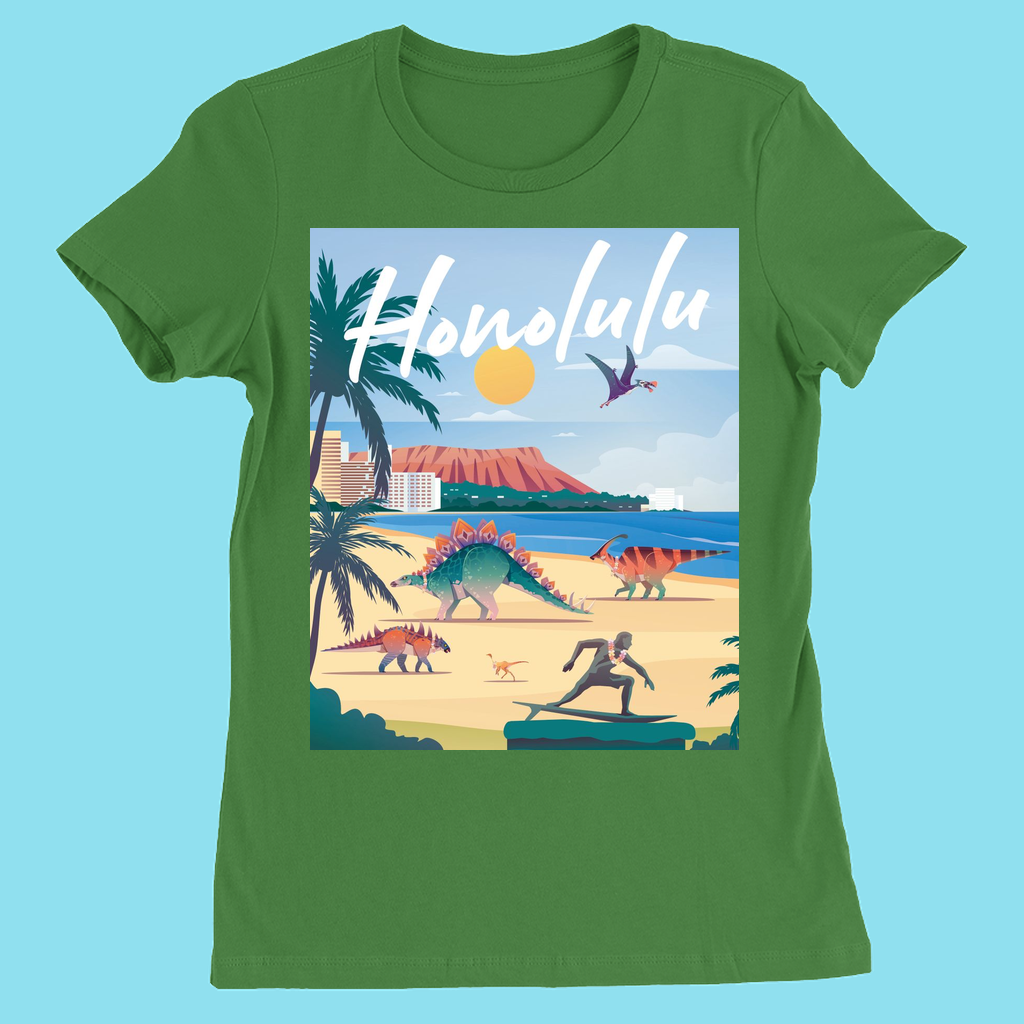 Women Honolulu T-Shirt | Jurassic Studio