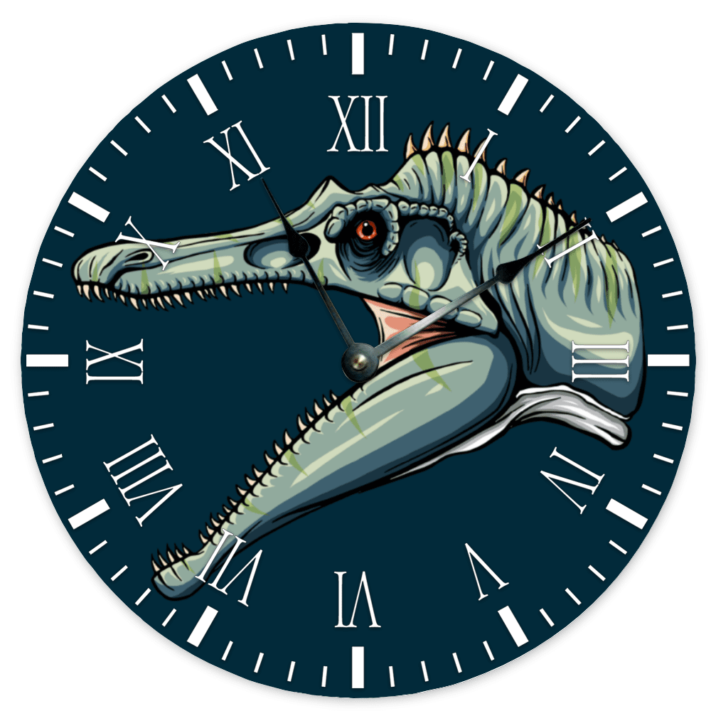 15 Inch Spinosaurus Wall Art Clock | Jurassic Studio