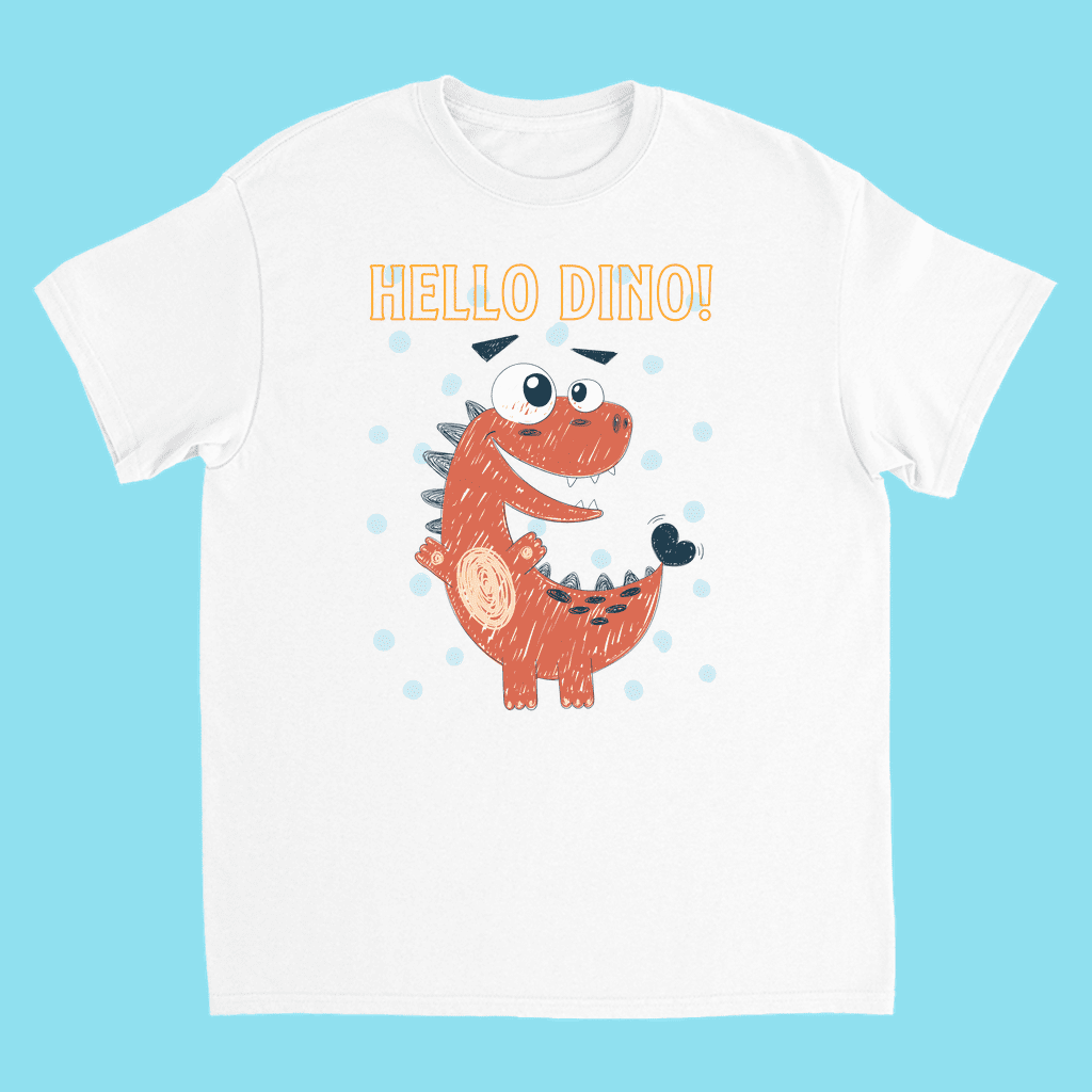 Kids Baby Brown Dino T-Shirt | Jurassic Studio