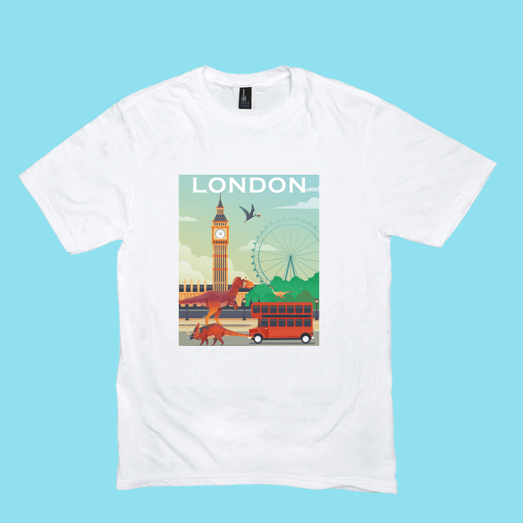 Men London T-Shirt | Jurassic Studio