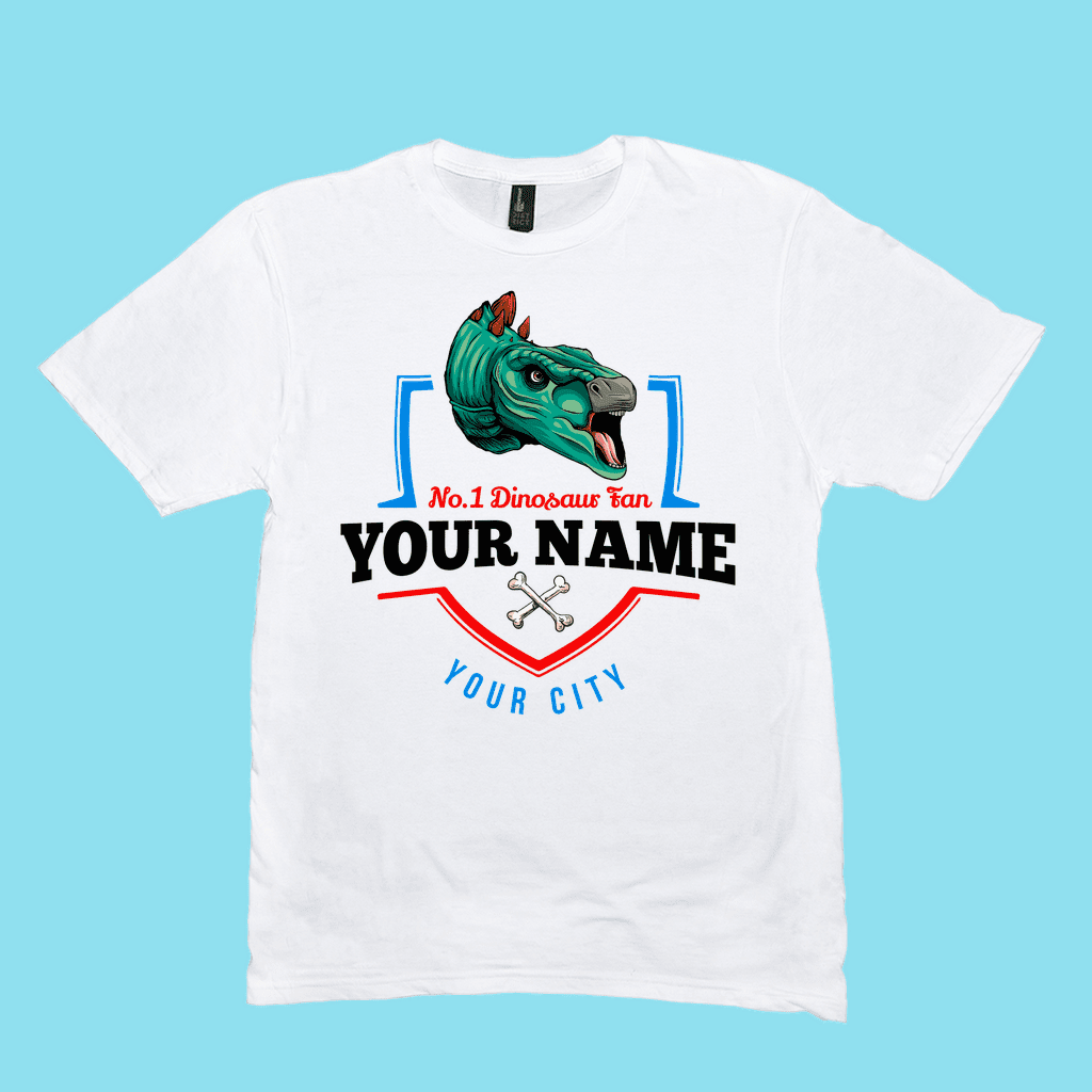 N.1 Stegosaurus Fan Custom Men T-Shirt | Jurassic Studio