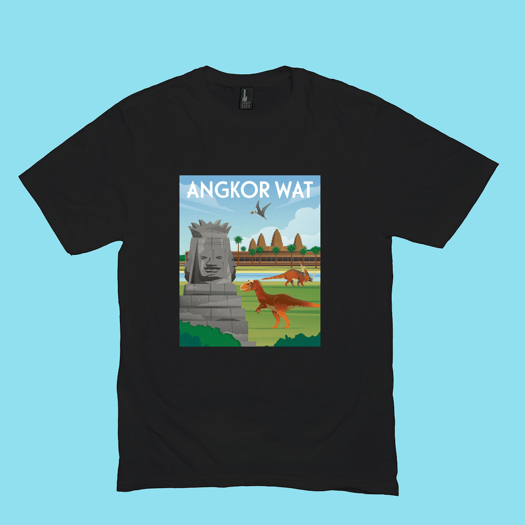 Men Angkor Wat T-Shirt | Jurassic Studio