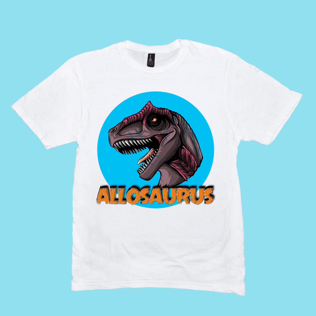 Men Allosaurus Head T-Shirt | Jurassic Studio
