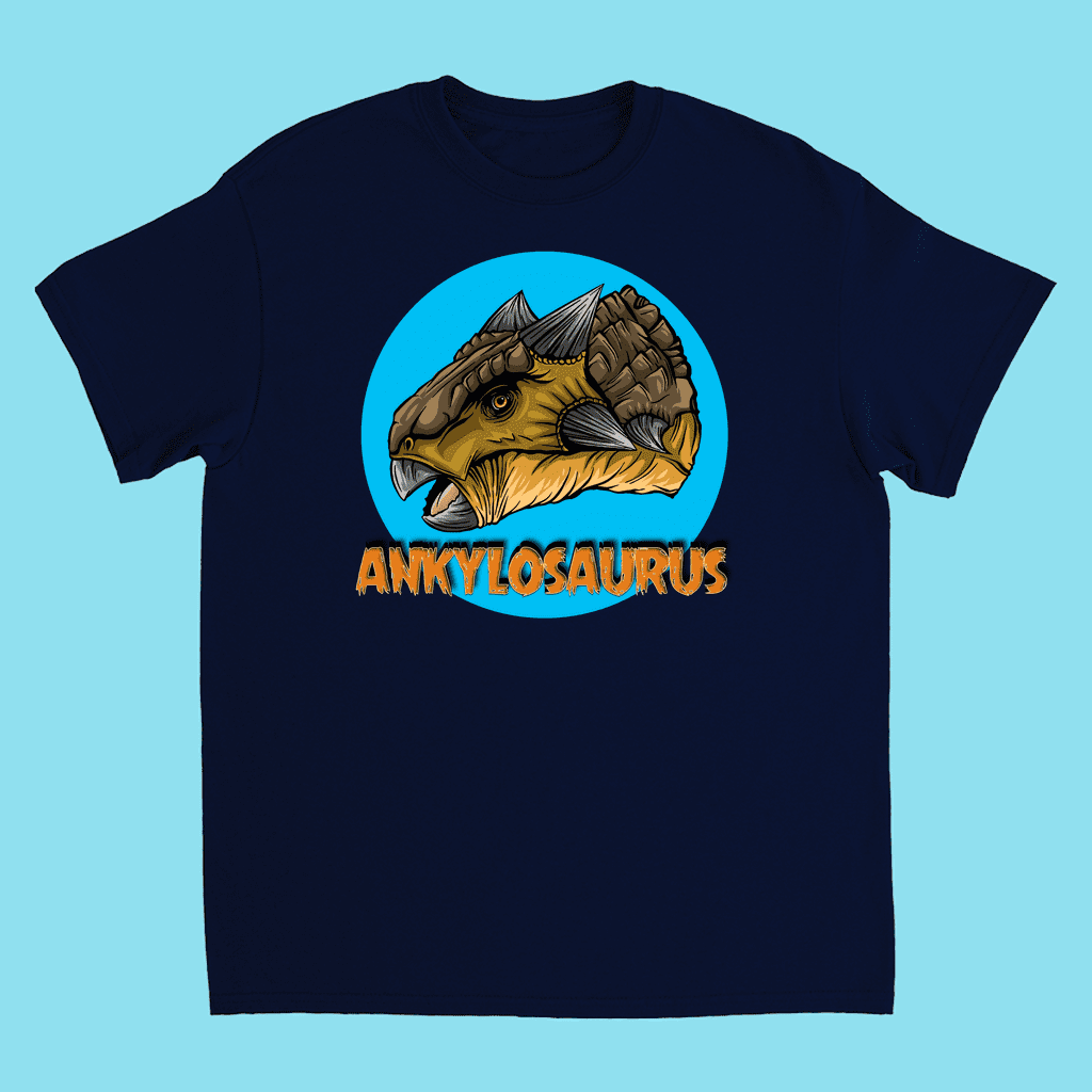 Kids Ankylosaurus Head T-Shirt | Jurassic Studio