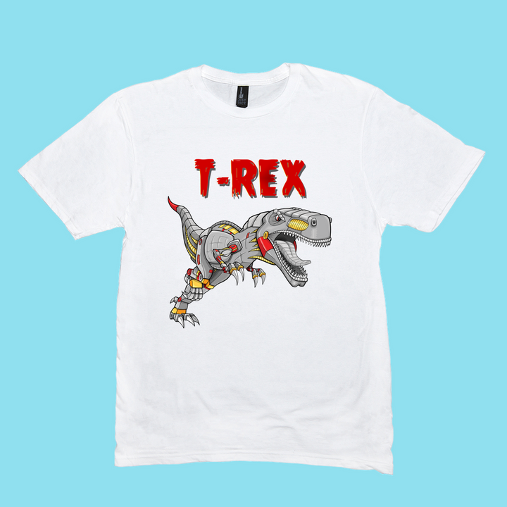 Men Robot T-Rex T-Shirt | Jurassic Studio