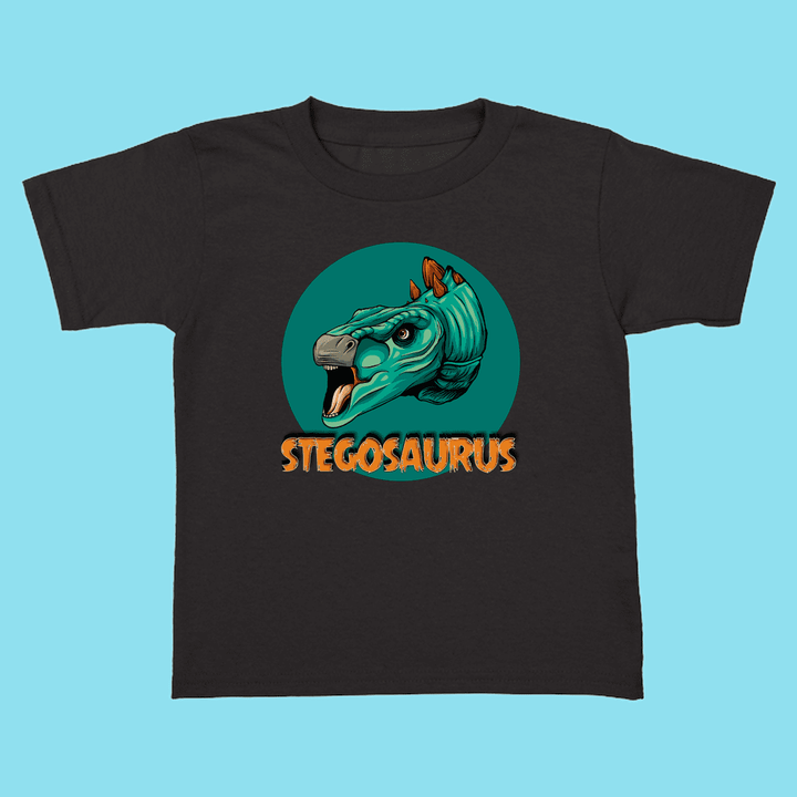 Toddler Stegosaurus Head T-Shirt | Jurassic Studio