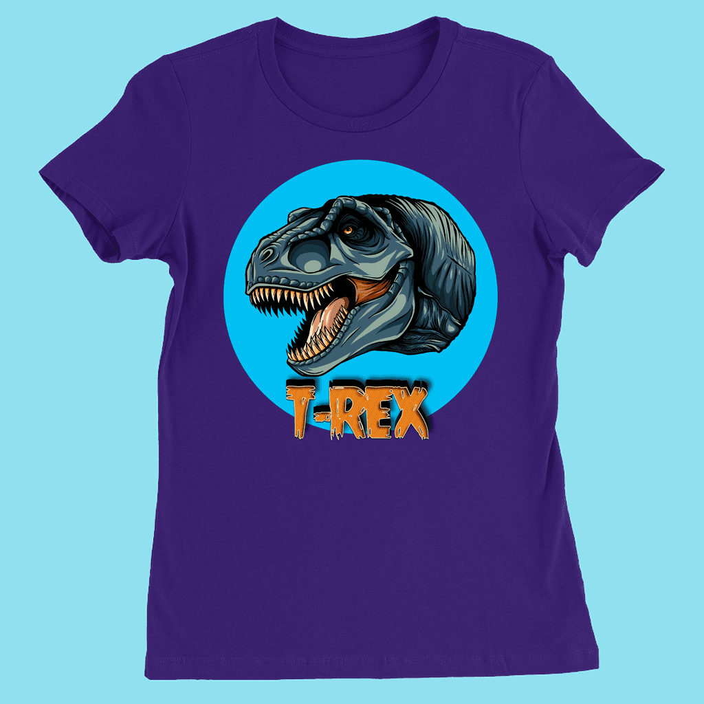 Women T rex Head T Shirt Jurassic Studio