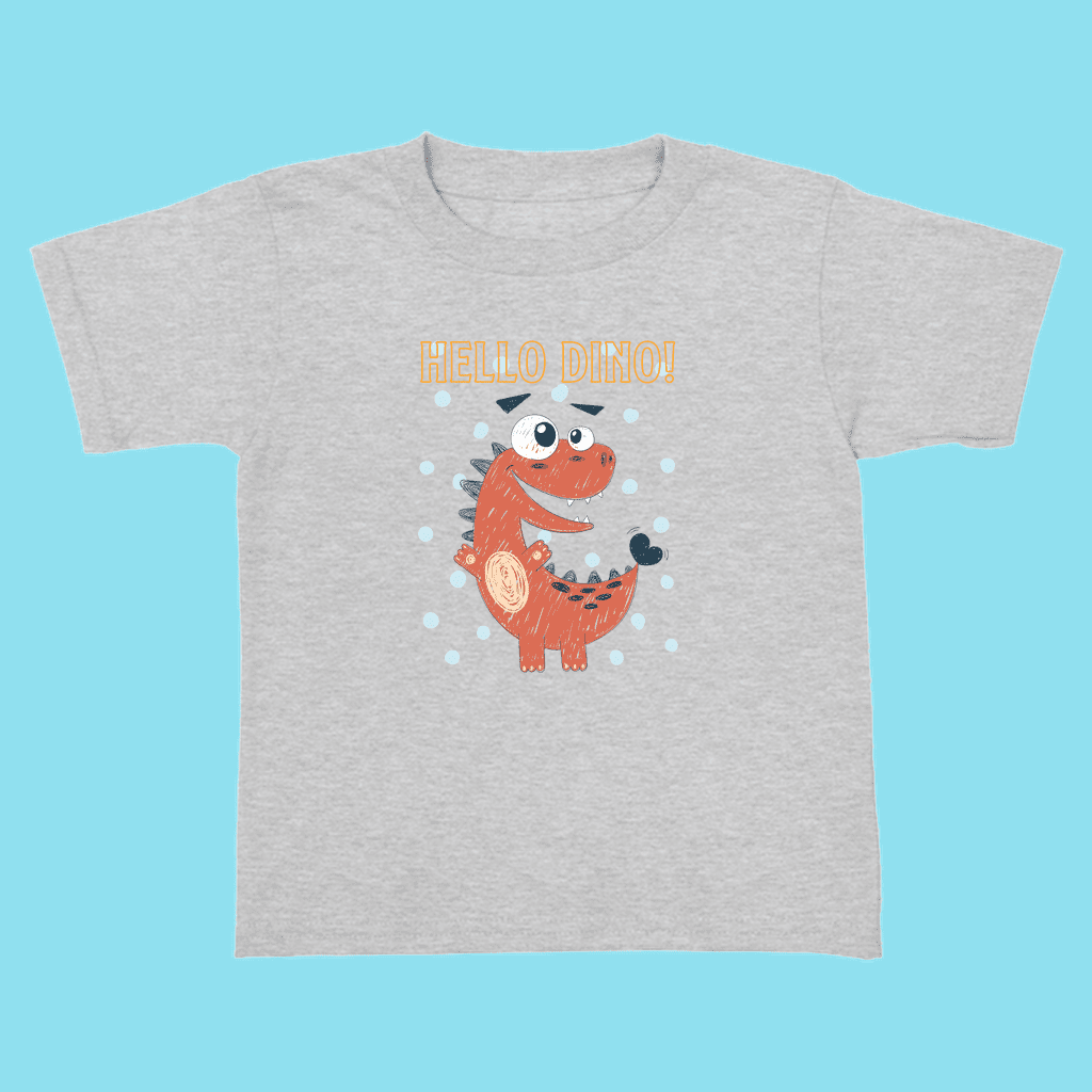 Toddler Baby Brown Dino T-Shirt | Jurassic Studio