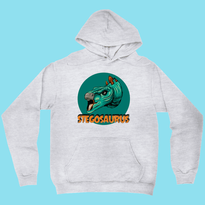 Men Stegosaurus Head Hoodie | Jurassic Studio