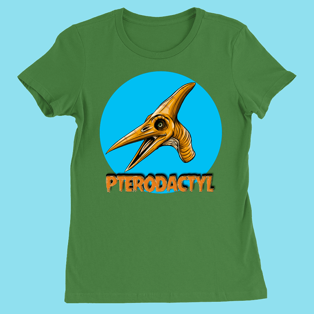 Women Pterodactyl Head T-Shirt | Jurassic Studio