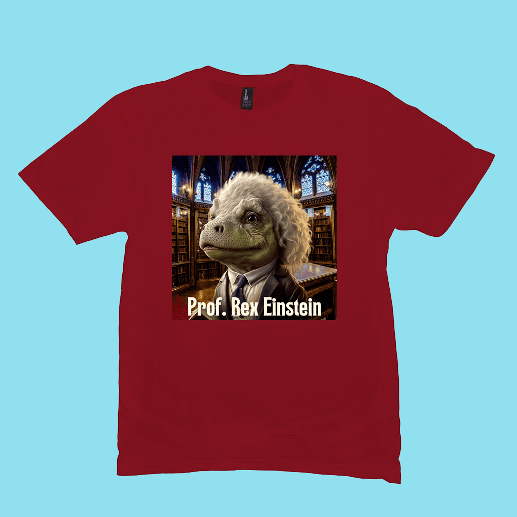 Men Prof. Rex Einstein T-Shirt | Jurassic Studio