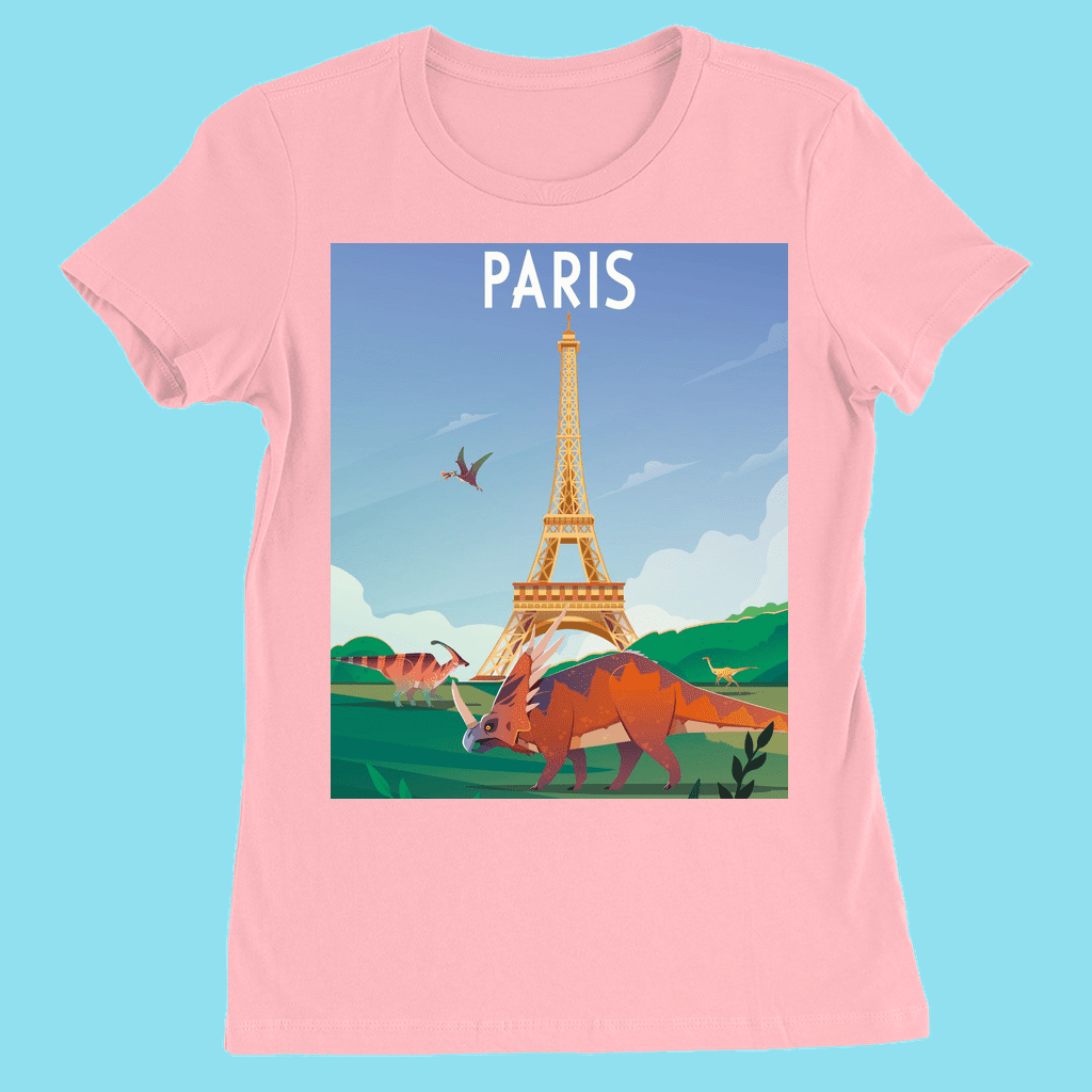 Women Paris T-Shirt | Jurassic Studio
