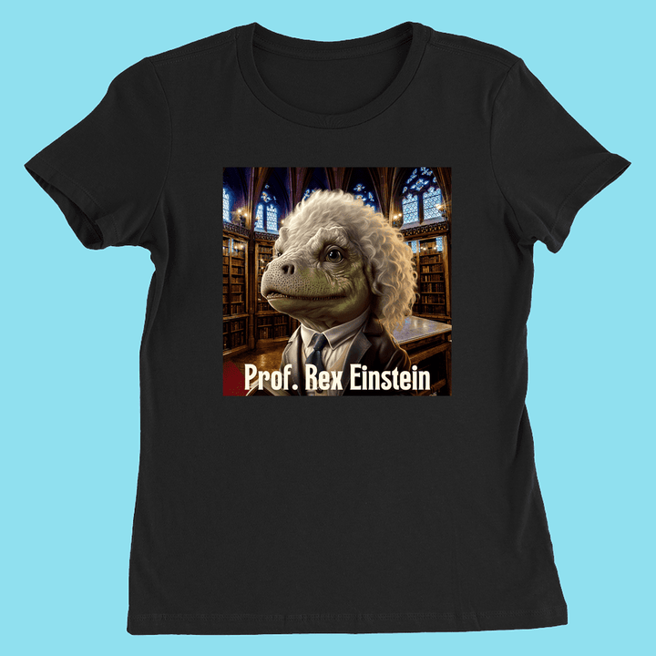 Women Prof. Rex Einstein T-Shirt | Jurassic Studio