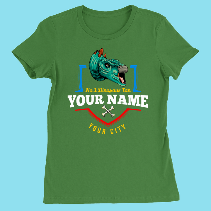 N.1 Stegosaurus Fan Custom Women T-Shirt