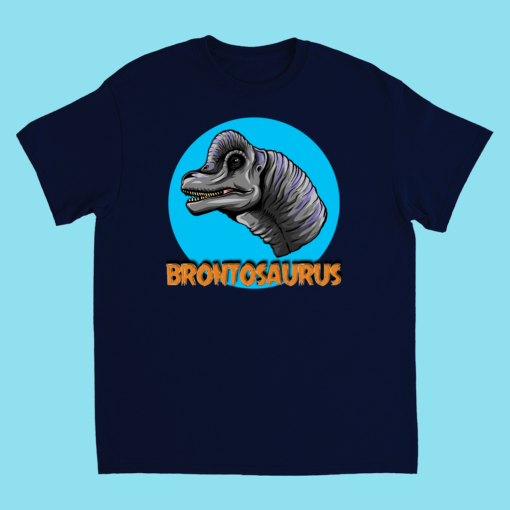 Kids Brontosaurus Head T-Shirt