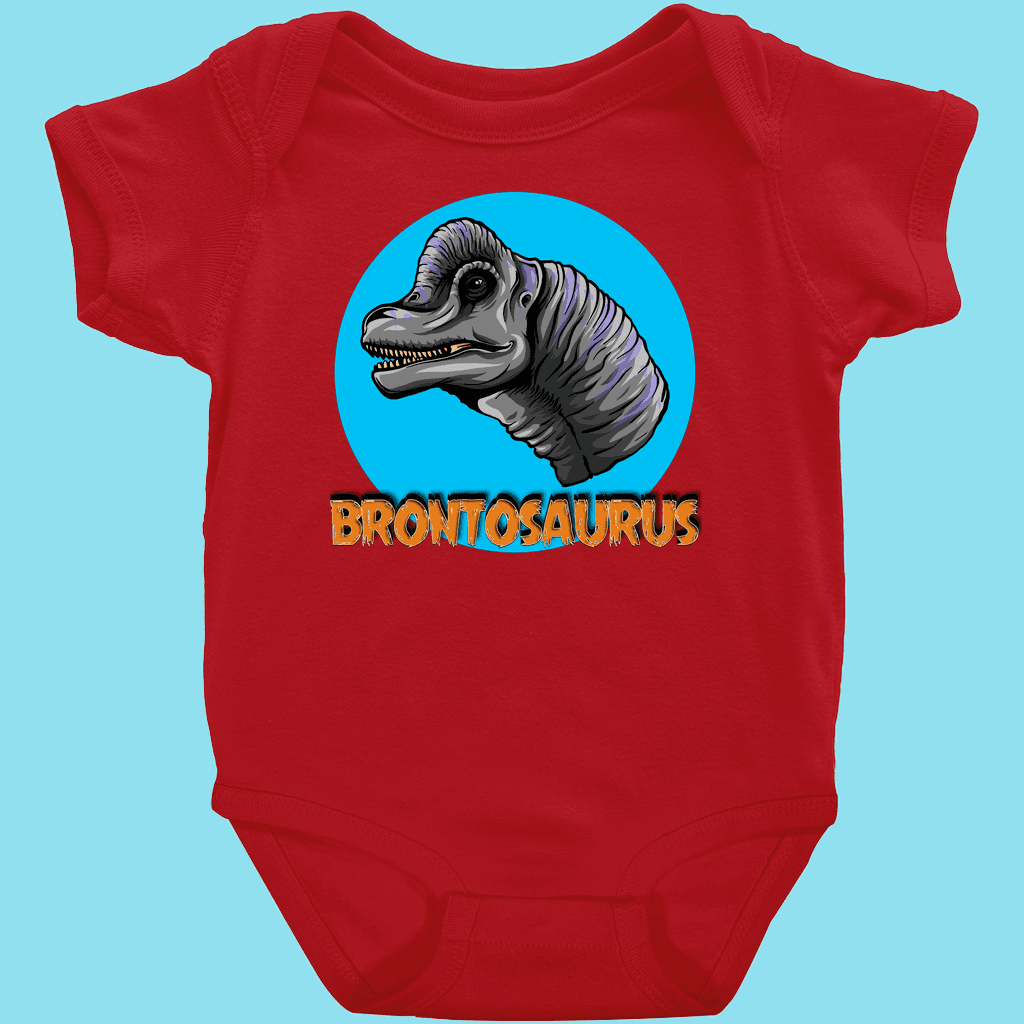Toddler Brontosaurus Head Onesie | Jurassic Studio