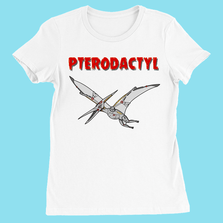 Women Robot Pterodactyl T-Shirt | Jurassic Studio