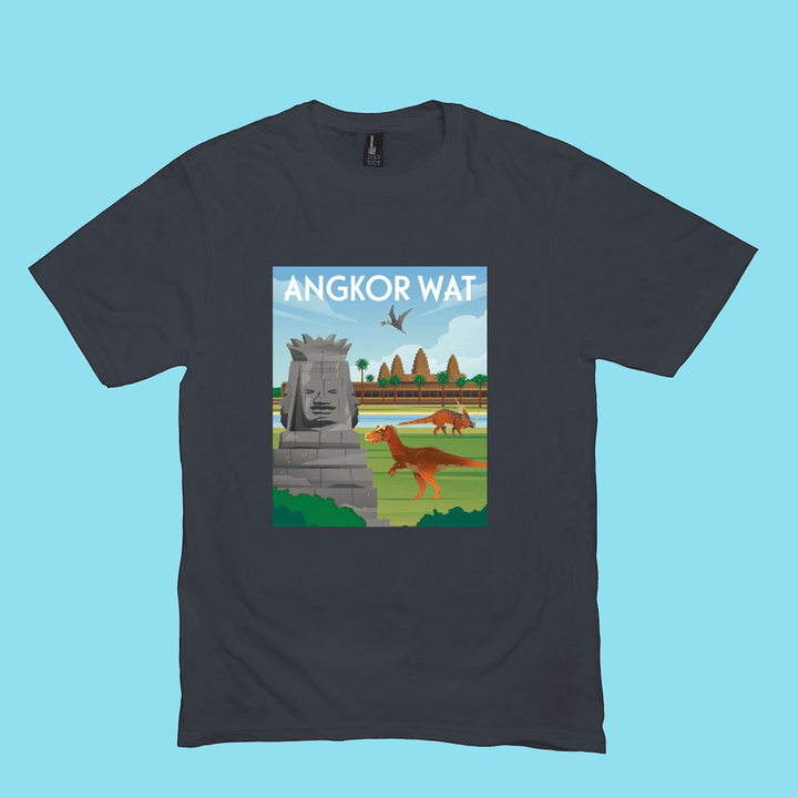 Men Angkor Wat T-Shirt | Jurassic Studio