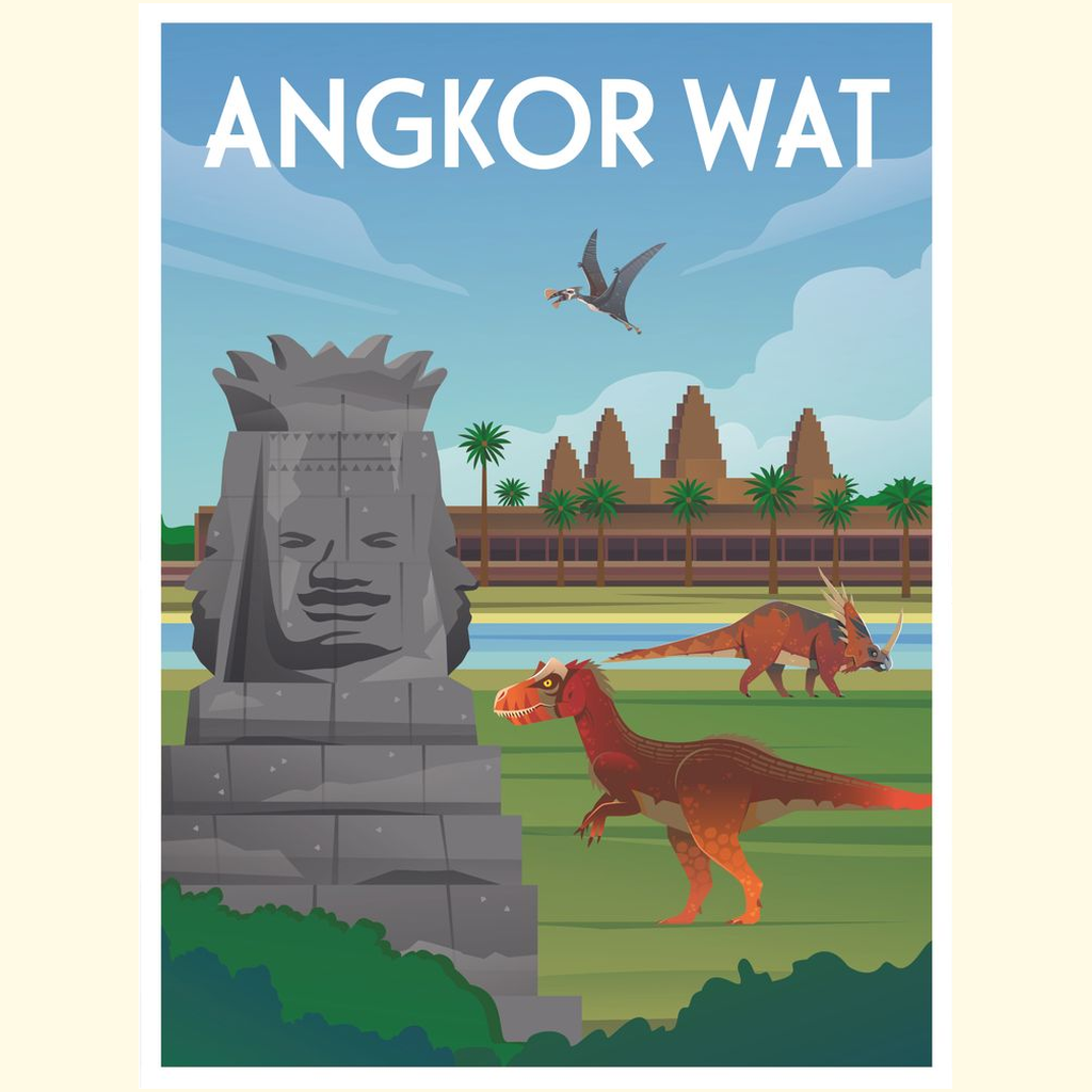 Angkor Wat Poster | Jurassic Studio