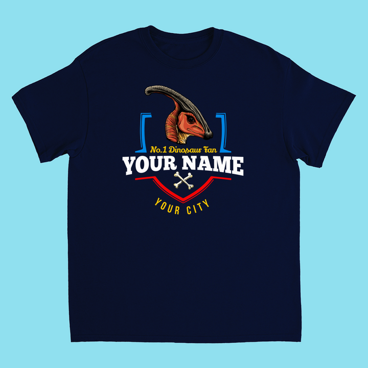 N.1 Hadrosaur Fan Custom Kids T-shirt