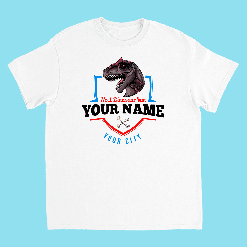 N.1 Allosaurus Fan Custom Kids T-Shirt | Jurassic Studio