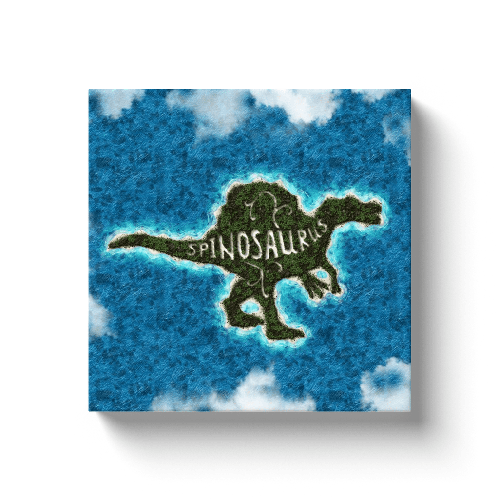 Spinosaurus Island Canvas Wrap
