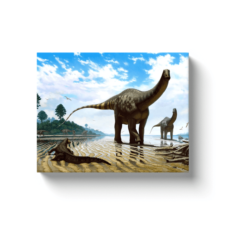 Demandasaurus Canvas Wrap | Jurassic Studio