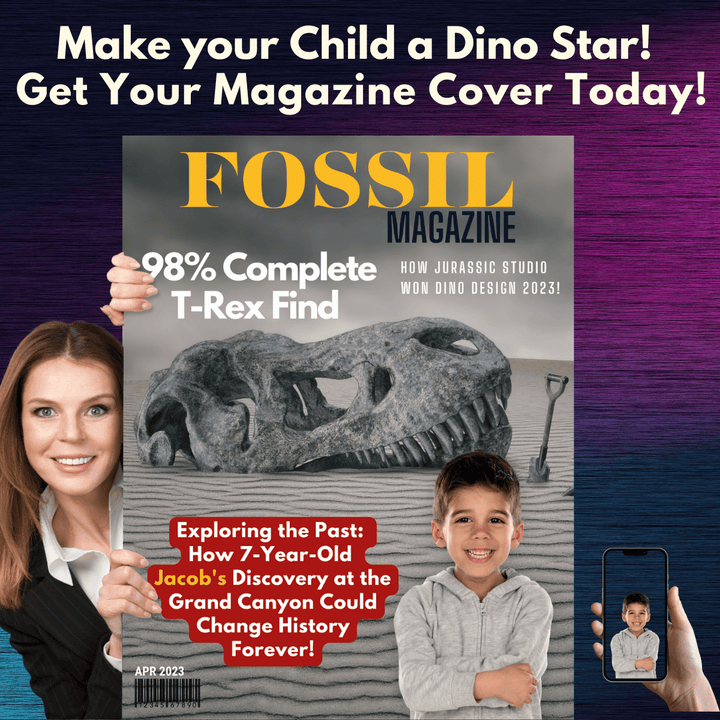 Fossil Magazine Personalized Cover (Physical Print) | Jurassic Studio