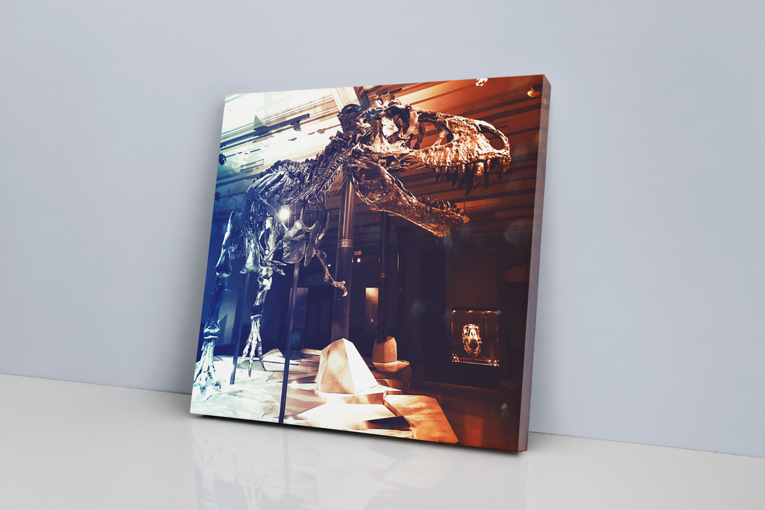 T-Rex Full Skeleton Canvas Wrap