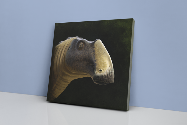 Gryposaurus Portrait Canvas Wrap | Jurassic Studio