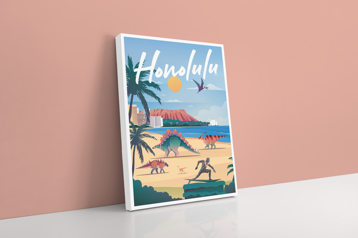 Honolulu Canvas Wrap