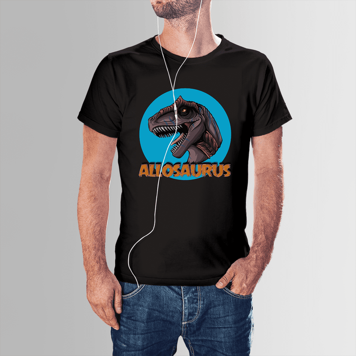 Men Allosaurus Head T-Shirt | Jurassic Studio