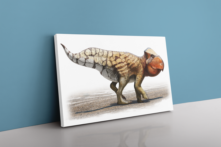 Udanoceratops Canvas Wrap | Jurassic Studio