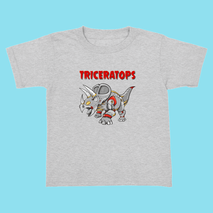 Toddler Robot Triceratops T-Shirt | Jurassic Studio