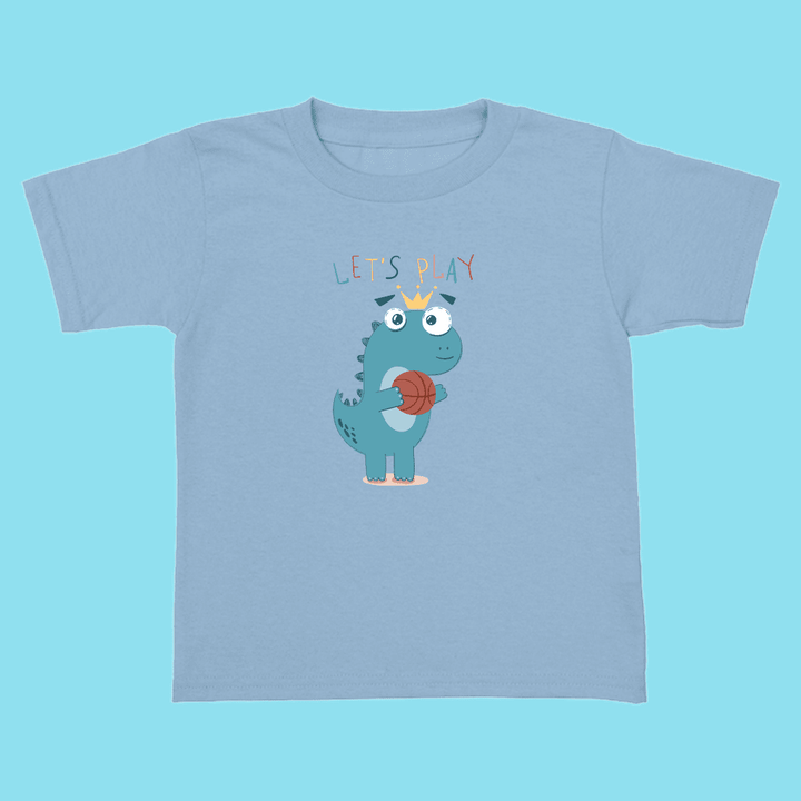 Toddler Baby Dino Basketball T-Shirt | Jurassic Studio