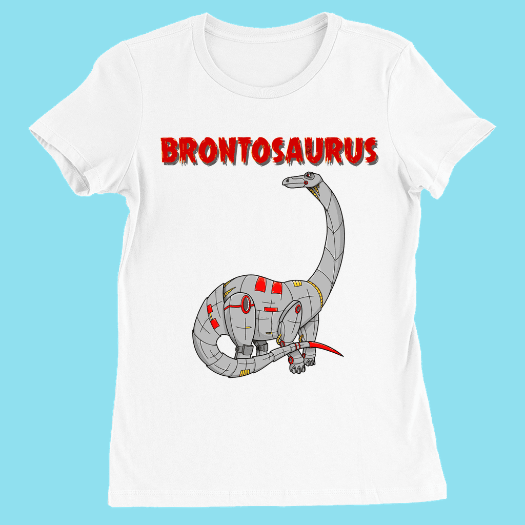 Women Robot Brontosaurus T-Shirt | Jurassic Studio