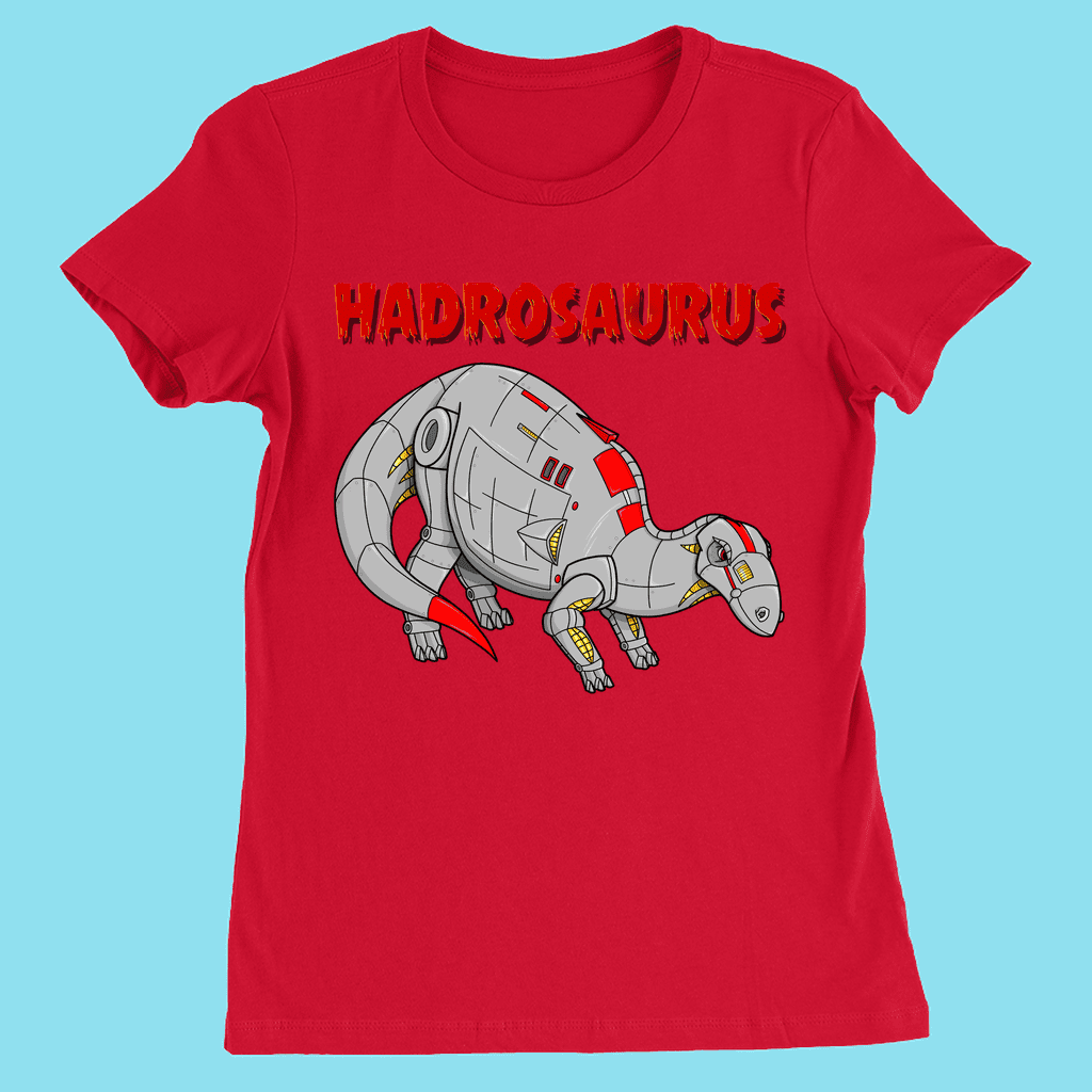 Women Robot Hadrosaur T-Shirt
