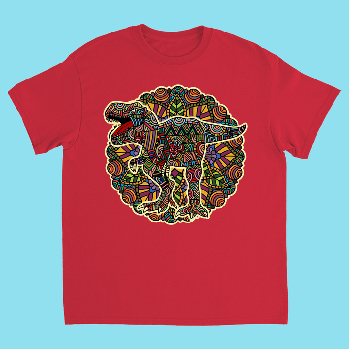 Kids T-Rex Mandala T-Shirt | Jurassic Studio