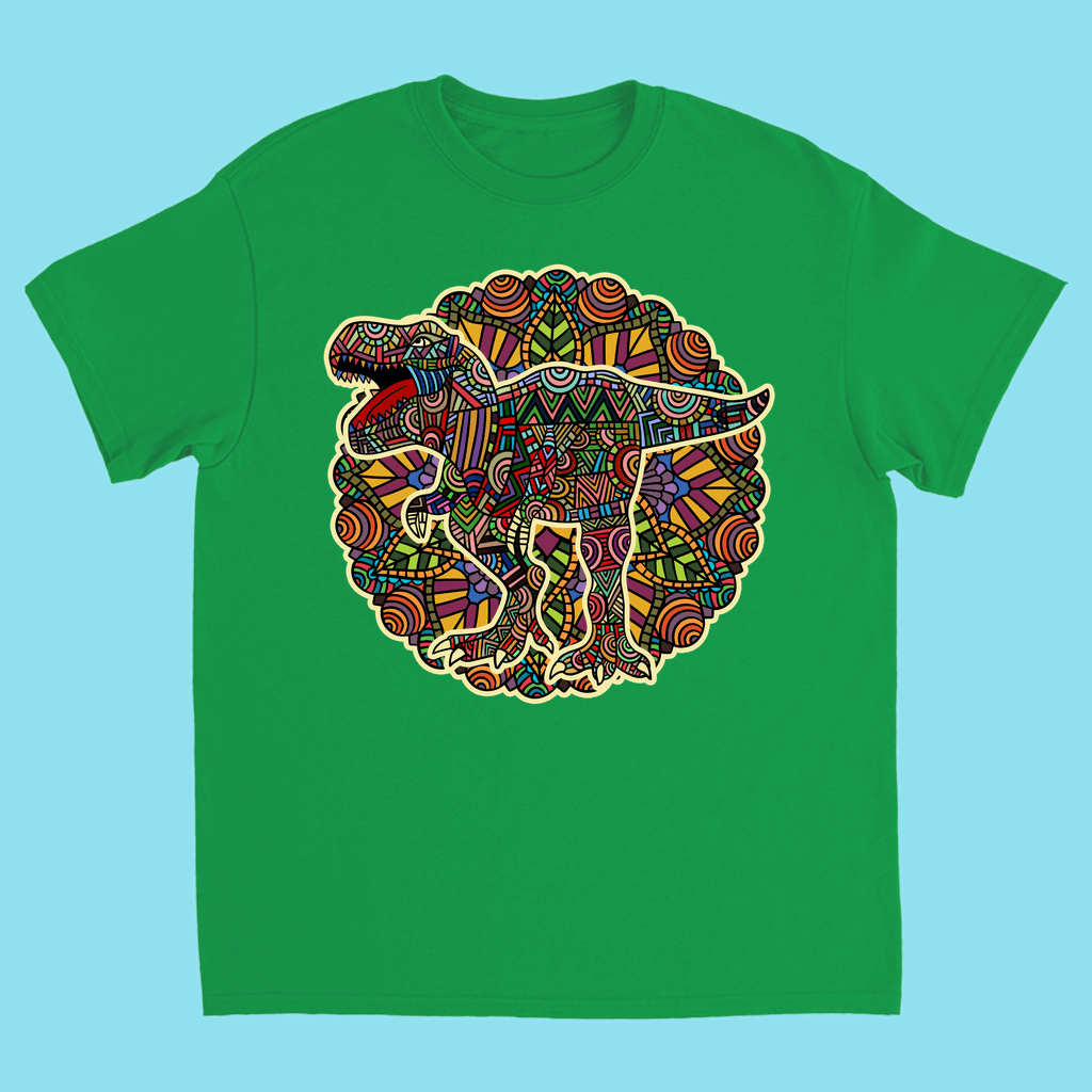 Kids T-Rex Mandala T-Shirt | Jurassic Studio