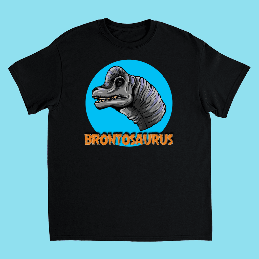 Kids Brontosaurus Head T-Shirt | Jurassic Studio