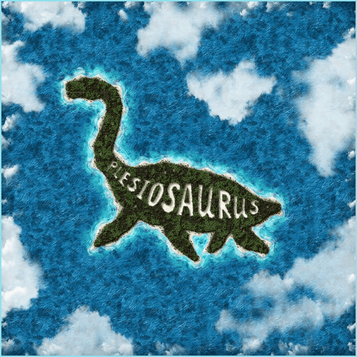 Plesiosaurus Island Poster | Jurassic Studio