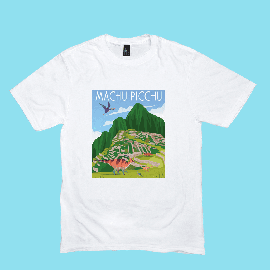 Men Machu Picchu T-Shirt | Jurassic Studio