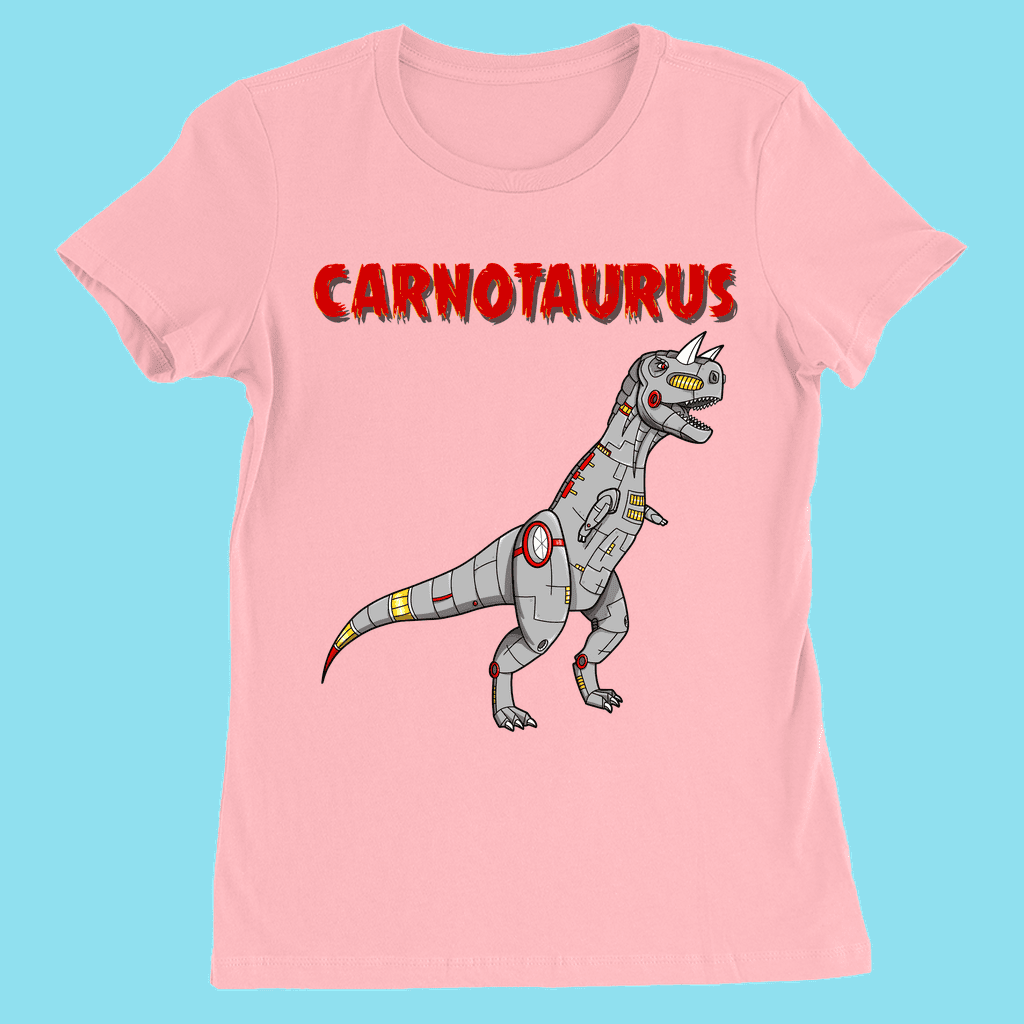 Women Robot Carnotaurus T-Shirt | Jurassic Studio